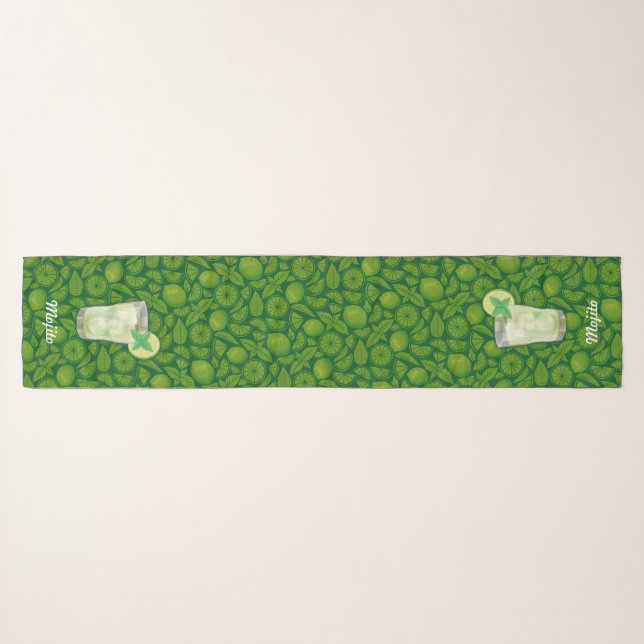 Mojito Cocktail Scarf (Front (Horizontal))