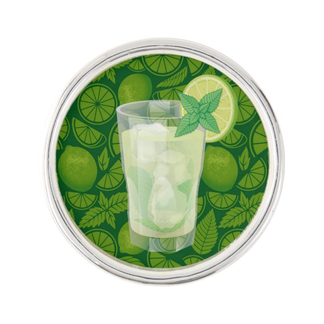 Mojito Lapel Pin (Front)