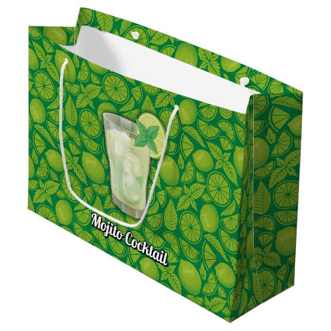 Mojito Large Gift Bag (Front Angled)