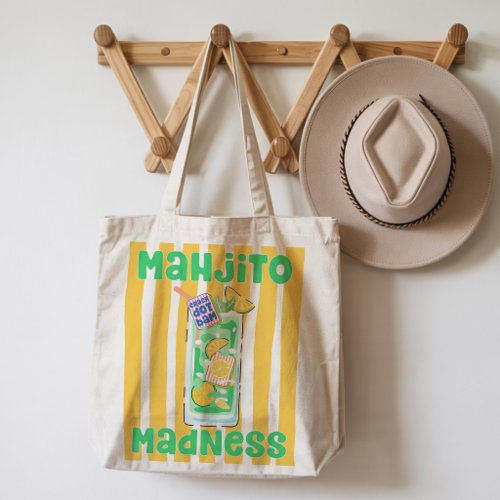 Mojito Madness Mahjong Tote Bag