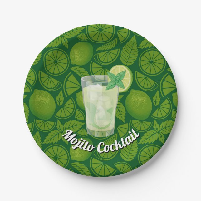 Mojito Paper Plates (Front)