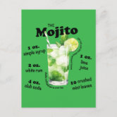 Mojito Recipe Card
