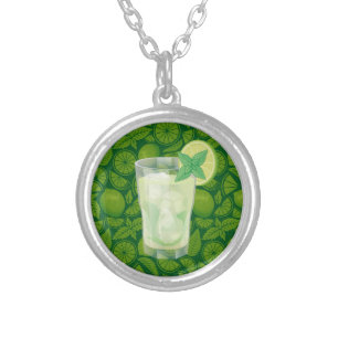 Mojito Silver Plated Necklace