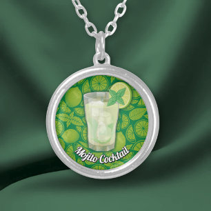 Mojito Silver Plated Necklace