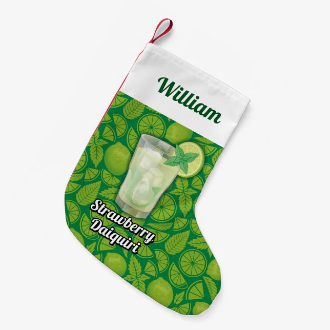 Mojito Small Christmas Stocking (Front (Hanging))