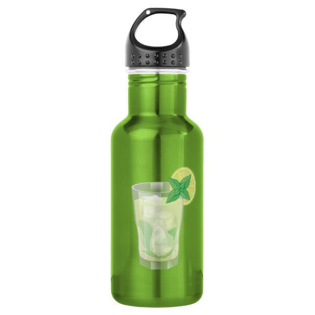 Mojito Stainless Steel Water Bottle (Front)