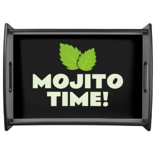 Mojito Time fun cocktail party waiter serving tray