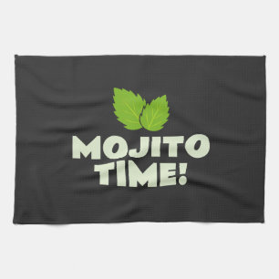 Mojito Time! fun kitchen towel for cocktail party