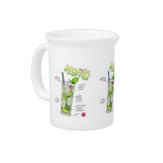 MOJITOS PITCHERS - MOJITO RECIPE COCKTAIL ART