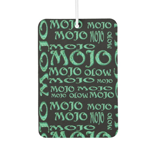 Mojo black car air freshener (Front)