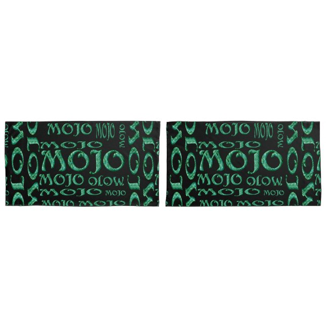 Mojo black king pillowcases (Front-Set)