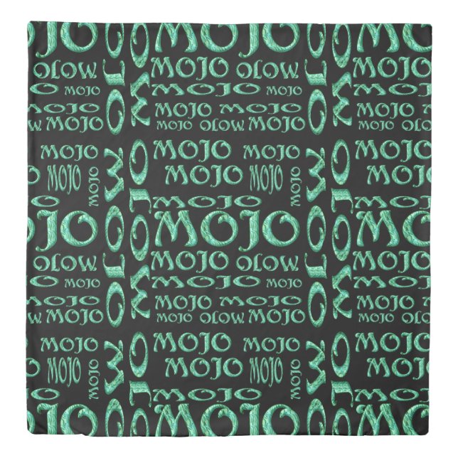 Mojo black queen duvet cover (Front)