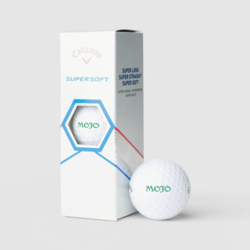 Mojo Callaway Supersoft golf balls 3 pk