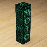 Mojo green all over green black wine box
