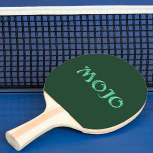 Mojo green green ping pong paddle