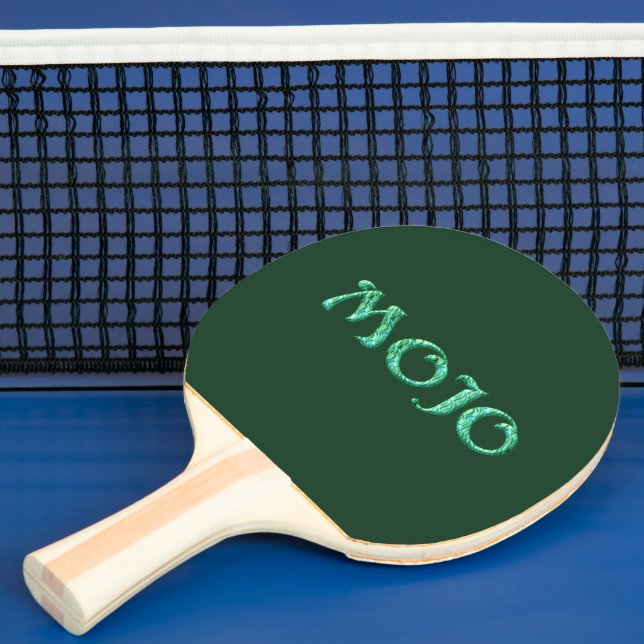 Mojo green green ping pong paddle (Insitu)
