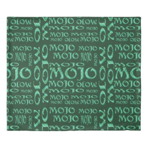 Mojo green king duvet cover