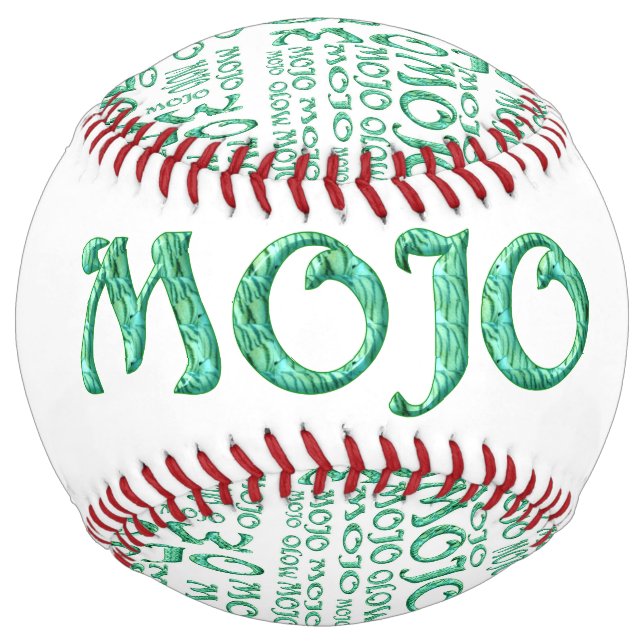 Mojo green magic softball (Front)
