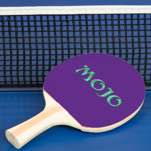 Mojo green purple ping pong paddle