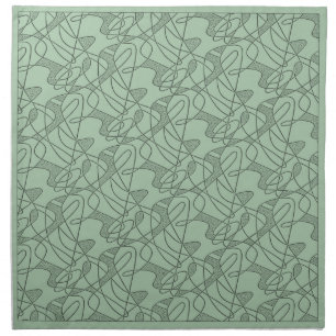 MoJo Napkin Set Of 4 : CONTEMPO - SEAFOAM GREEN