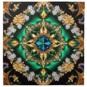  MoJo Napkin with Brazilian Colors Design