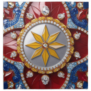  MoJo Napkin with Colombian Colors Design