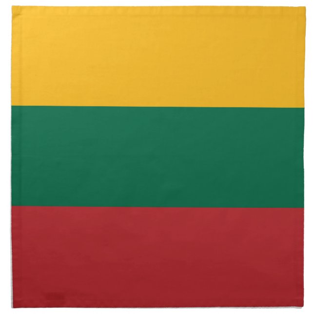 MoJo Napkin with flag of Lithuania (Front)