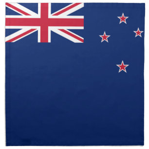 MoJo Napkin with flag of New Zealand