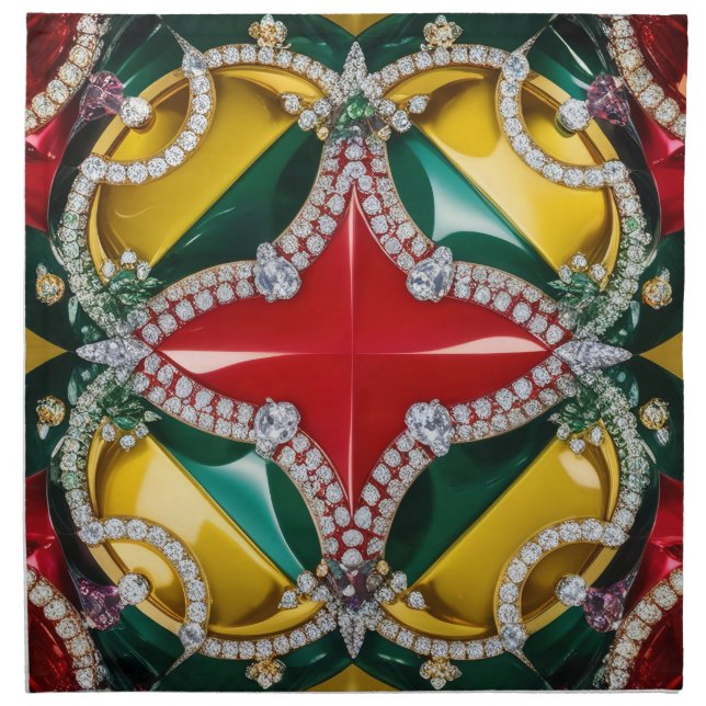  MoJo Napkin with Los Angeles Colors Design (Front)