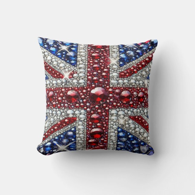  MoJo Pillow with British Colors Design (Front)
