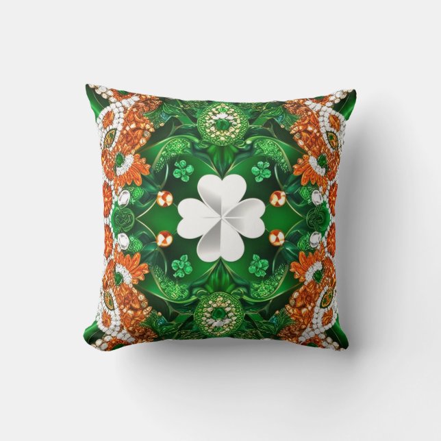  MoJo Pillow with Ireland Colors Design (Front)