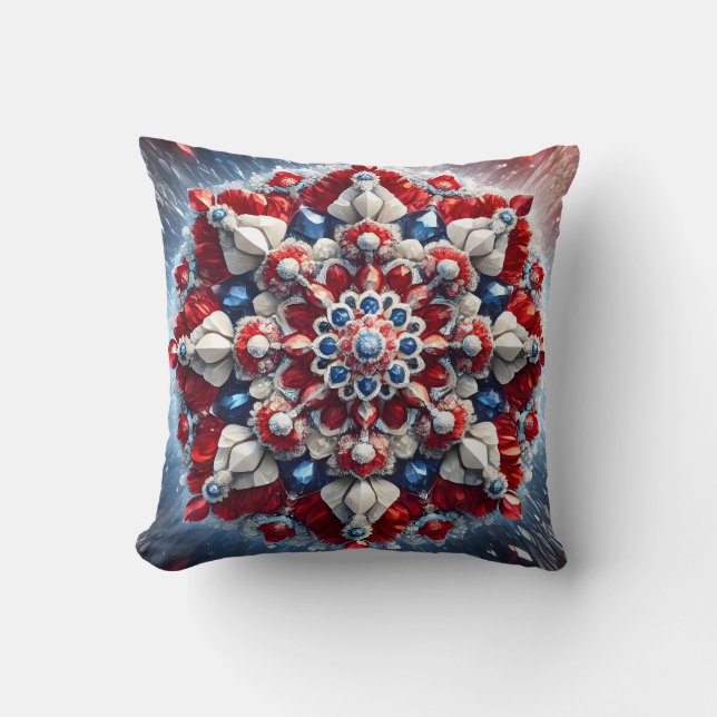 MoJo Pillow with Norwegian Colors Design (Front)