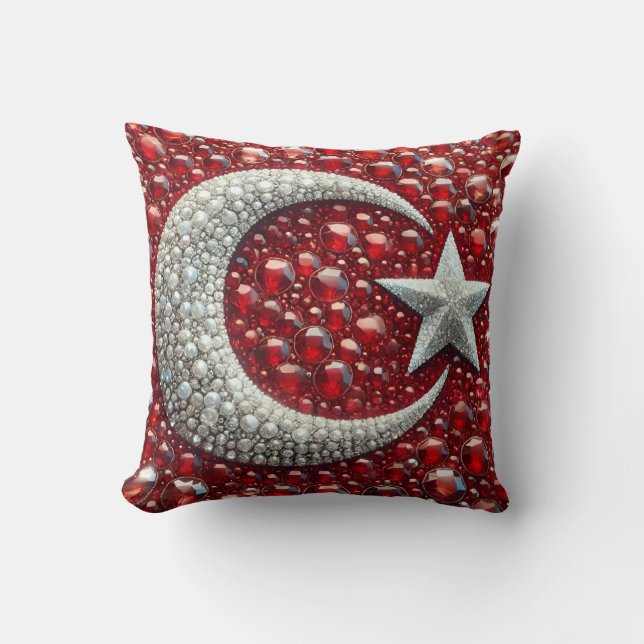 MoJo Pillow with Turkish Colors Design (Front)