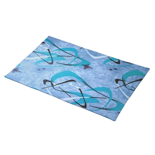 MoJo Placemat : BOOMERANG 2  - AQUA MARINE (On Table)