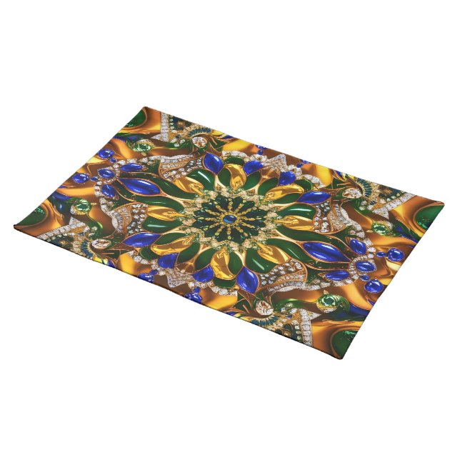 MoJo Placemat with Brazil Colors Design (On Table)