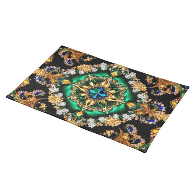 MoJo Placemat with Brazilian Colors Design (On Table)