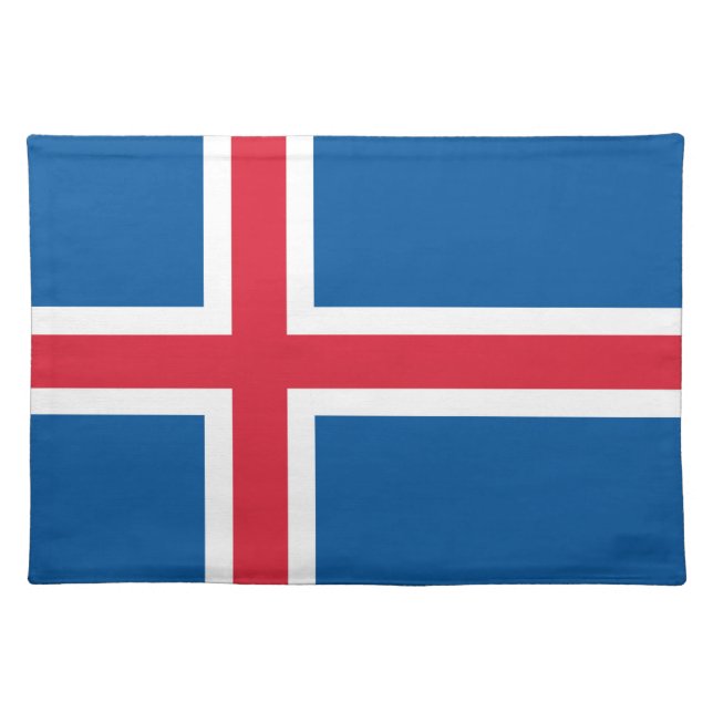 MoJo Placemat with flag of Iceland (Front)