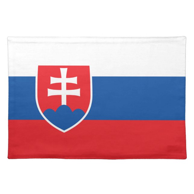  MoJo Placemat with flag of Slovakia (Front)