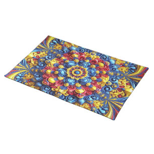 MoJo Placemat with Romanian Colors Design