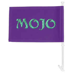 Mojo purple car and boat flag