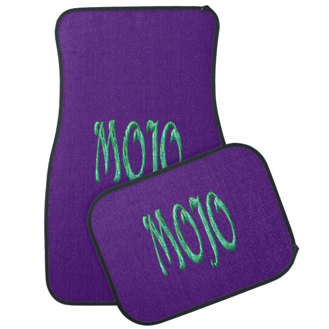 Mojo purple car mats front and rear (Set)