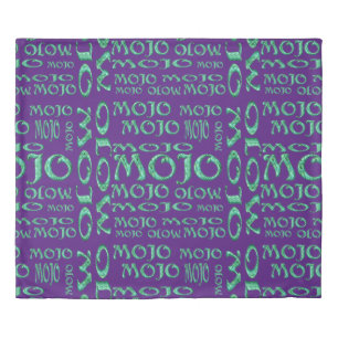 Mojo purple king duvet cover