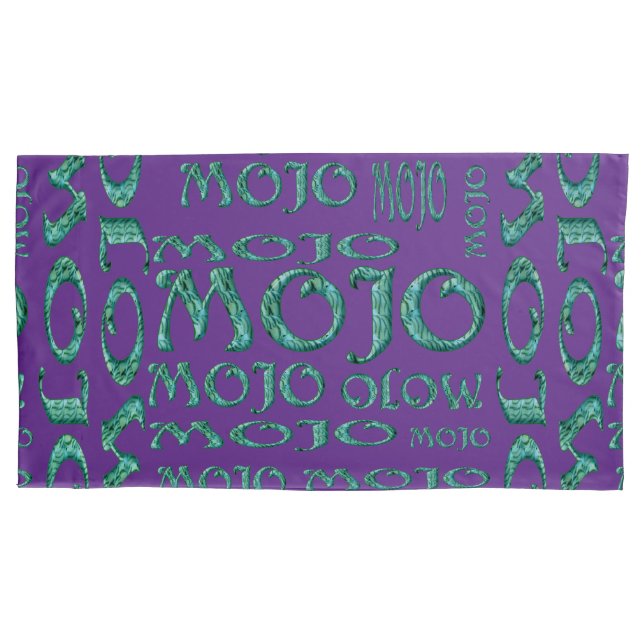 Mojo purple king pillowcase (Front)