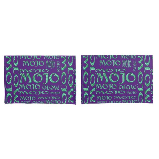 Mojo purple pillowcases (Front-Set)