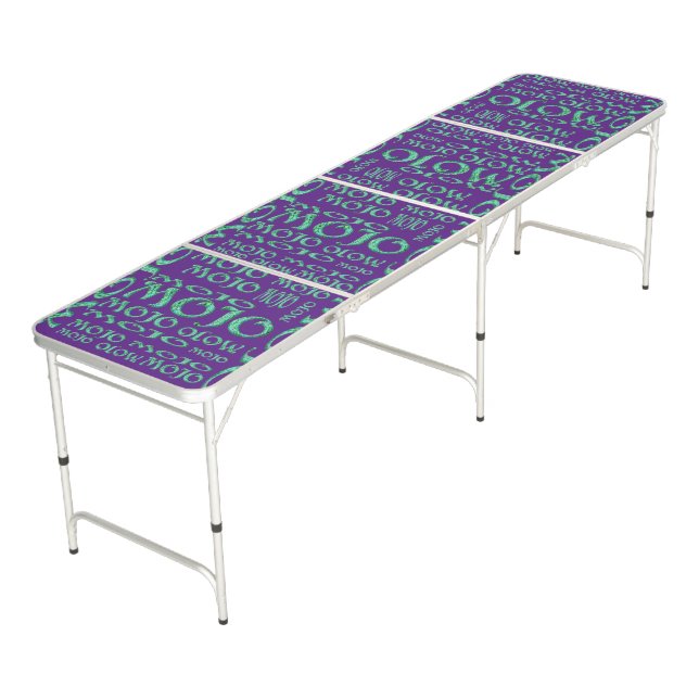 Mojo purple ping pong table (Angled)