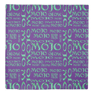 Mojo purple queen duvet cover