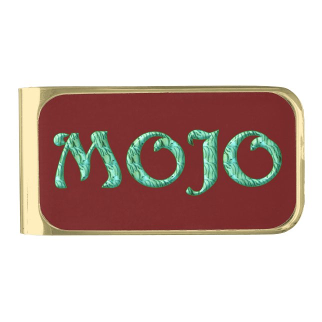 Mojo red gold money clip (Front)