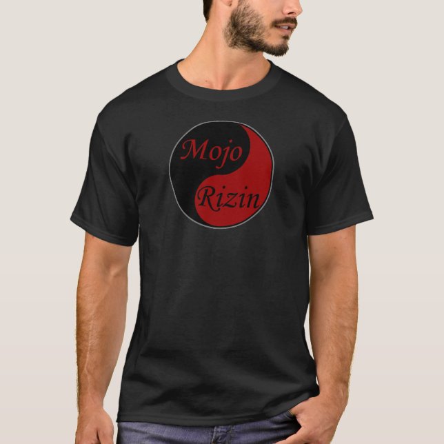 Mojo Rizin' Black - Large Logo Front T-Shirt (Front)