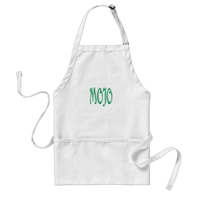 Mojo white chef apron (Front)