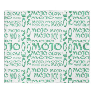 Mojo white king duvet cover
